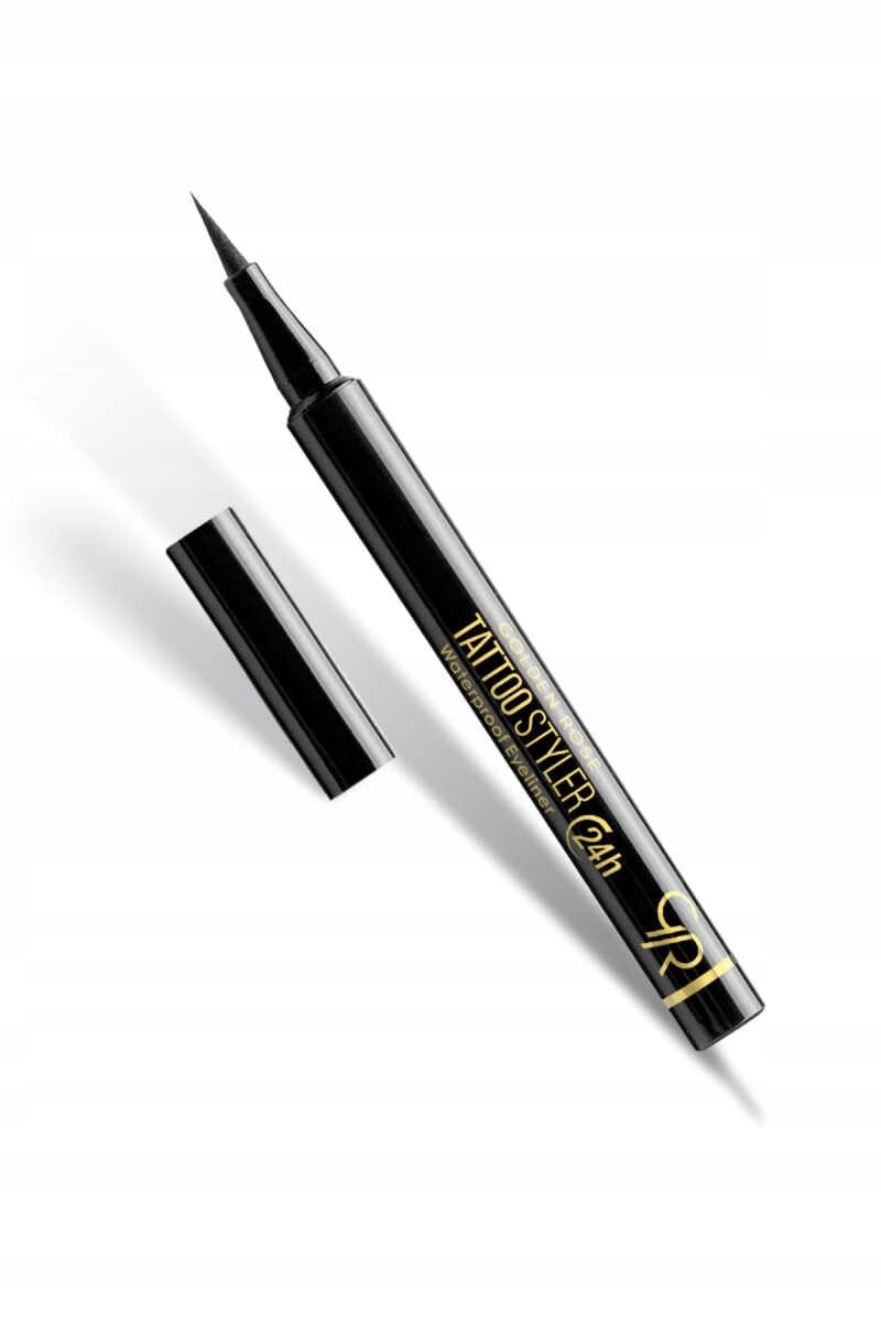 Golden Rose Tattoo Styler Waterproof Eyeliner - Midnight Black - Suya Dayanıklı Mat ve Kalıcı Eyeliner