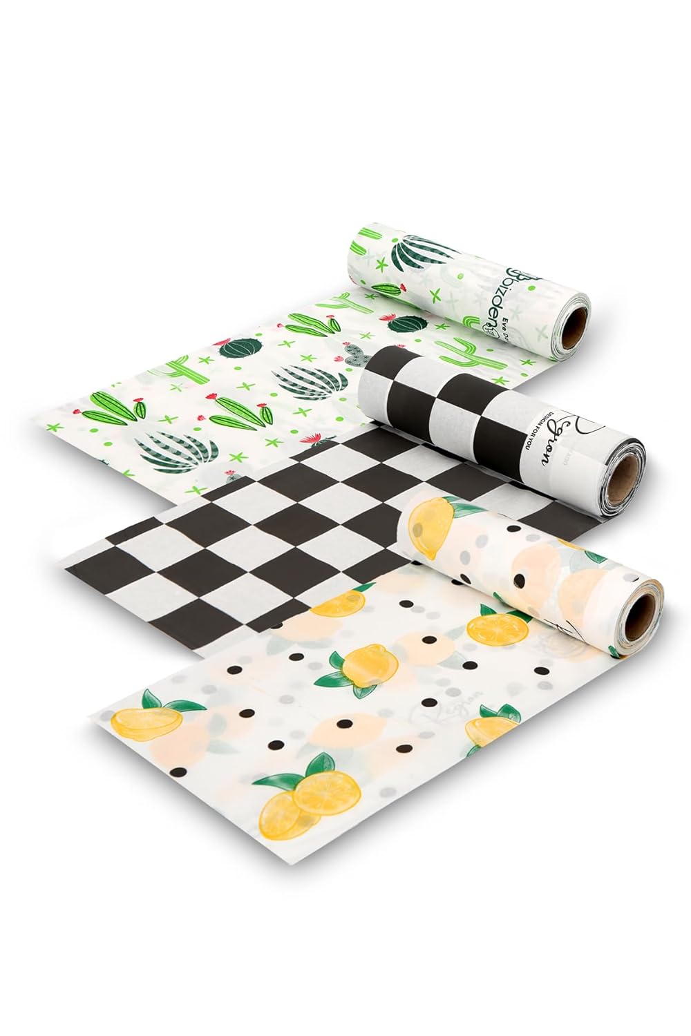 Masa ve Aktivite Piknik Örtüsü Kullan At Sıvı Geçirmez 3 Rulo (Rulo içi:10 adet) 100x120cm 3RuloKarışık