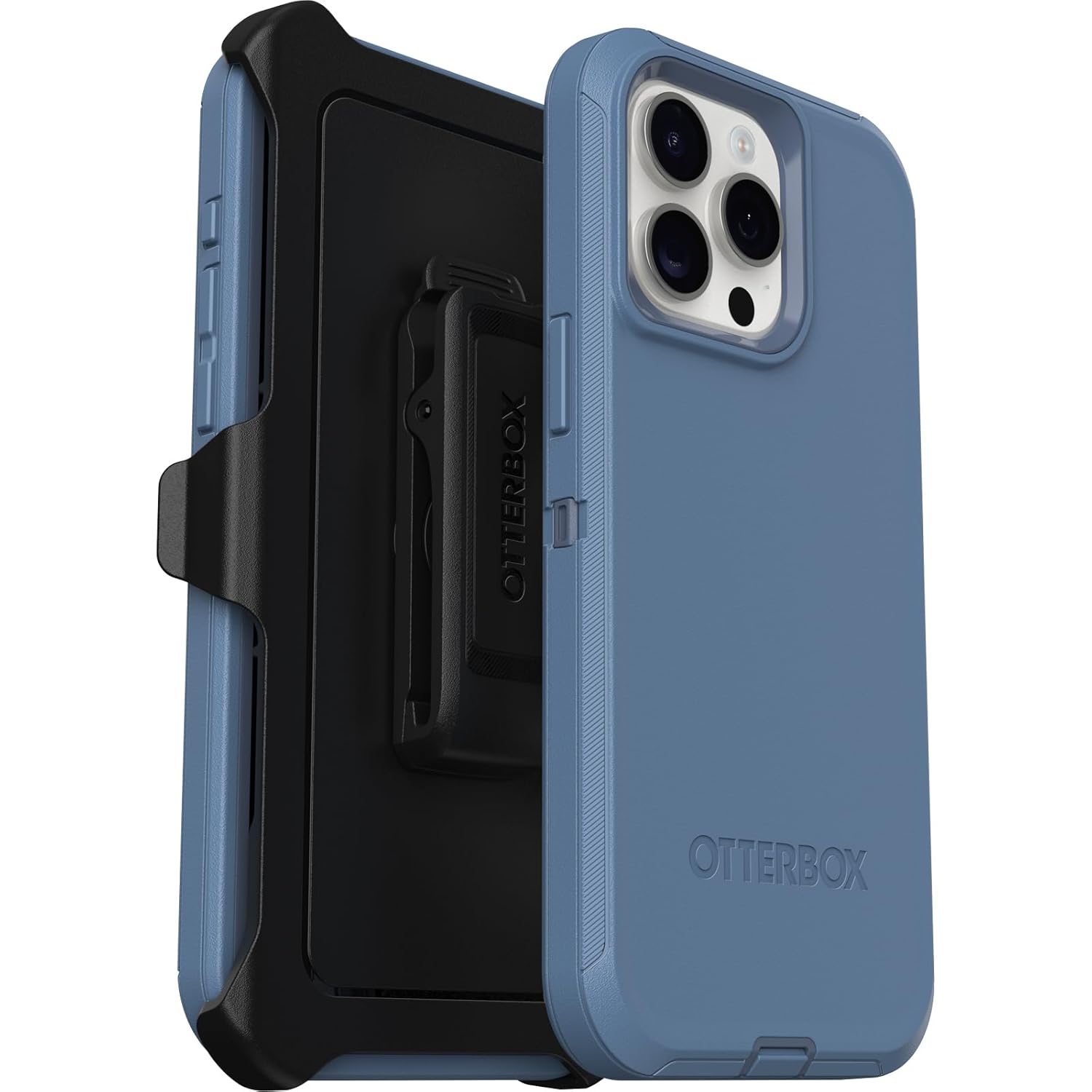Otterbox Defender Iphone 15 Pro Max Için Kılıf, Darbeye Dayanıklı, Düşmeye Dayanıklı, Ultra Sağlam, Koruyucu Kılıf, 5X Askeri Standartlara Göre Test Edilmiştir, Mavi