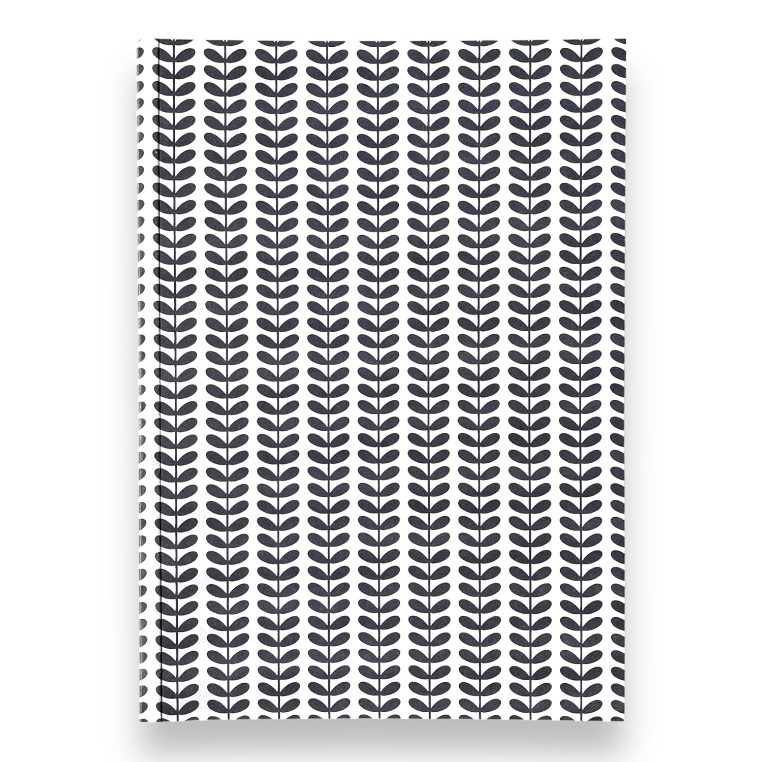 Fark Tanıtım Amerikan Ciltli, A5 Kareli Not Defteri, 64 Yaprak, 90 gr. Ivory Kağıt, 6 Farklı Kapak Tasarımı (Mavi Yapraklar Kapak Tasarım)