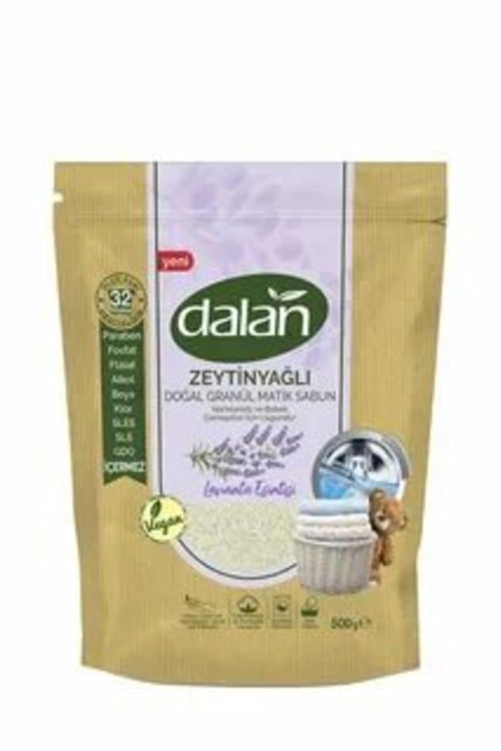 Dalan Doğal Granül Sabun Zeytinyağlı 500 Gr x 2 Adet