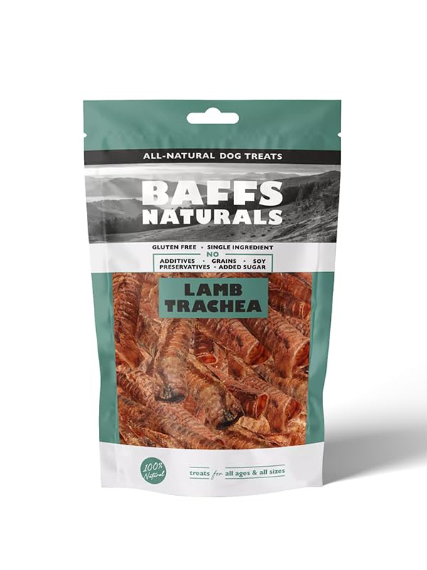 Baffs Naturals Kuzu Gırtlak 100% Doğal Köpek Ödül Maması 100 gr (100 Gr x 1 Adet)
