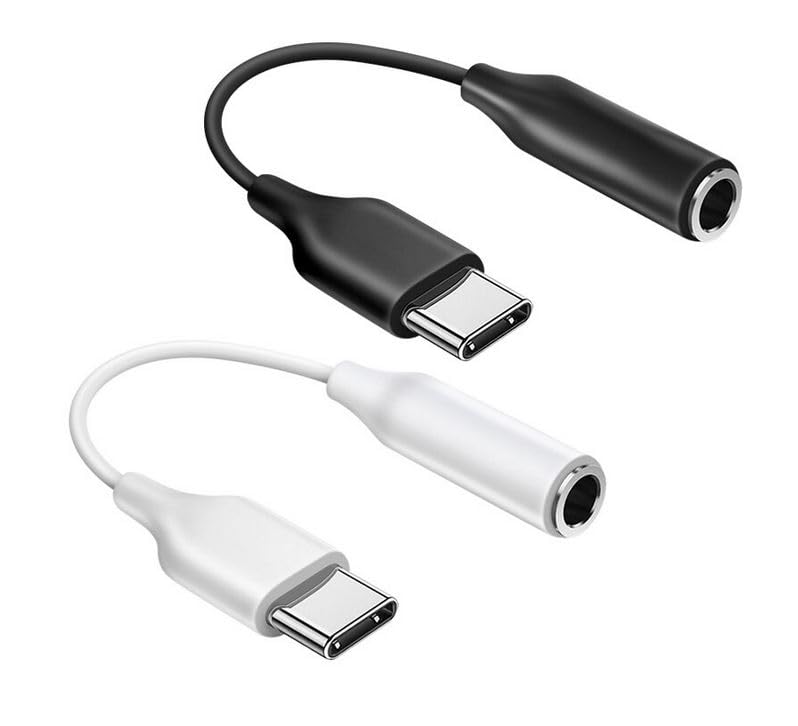 Ayex TYP-C İçin 3.5mm Kulaklık ve Mikrofon Adaptörü Siyah (Siyah)