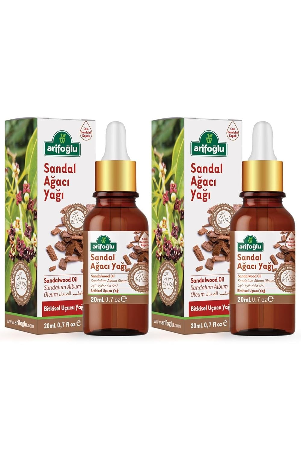 Arifoğlu Sandal Yağı 20ml 2 Li Set