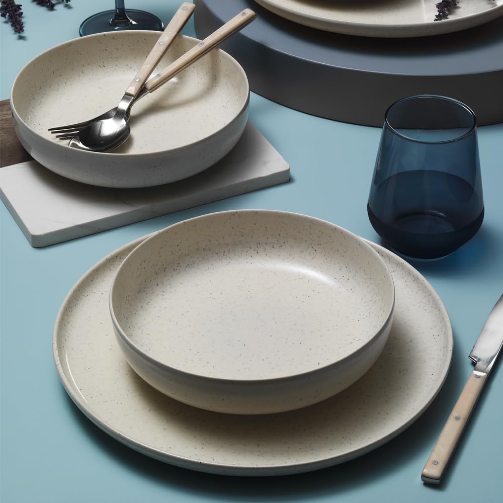 Kütahya Porselen Moderna 8 Parça 2 Kişilik Yemek Takımı, Krem