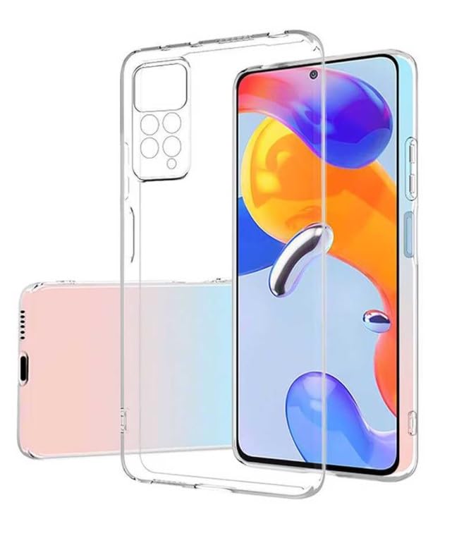 Happy Trend Xiaomi Redmi Note 12 Pro 4G Şeffaf Kılıf Kamera Korumalı Şeffaf Silikon Kılıf, Kamera Koruyuculu Transparent Xiaomi Redmi Note 12 Pro Kılıfı