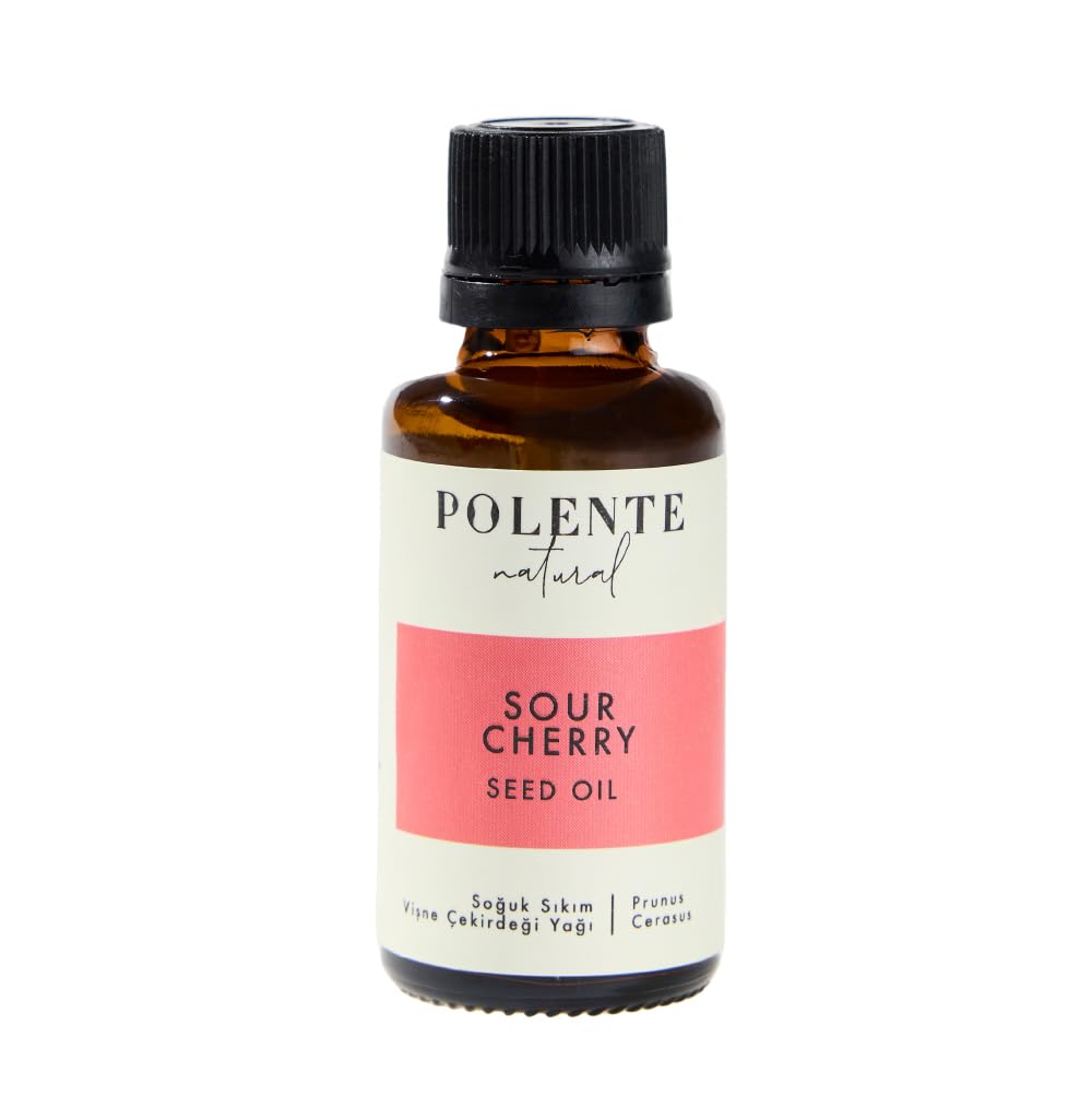 Polente Natural - Vişne Çekirdeği Yağı - Soğuk Sıkım (30 ml)