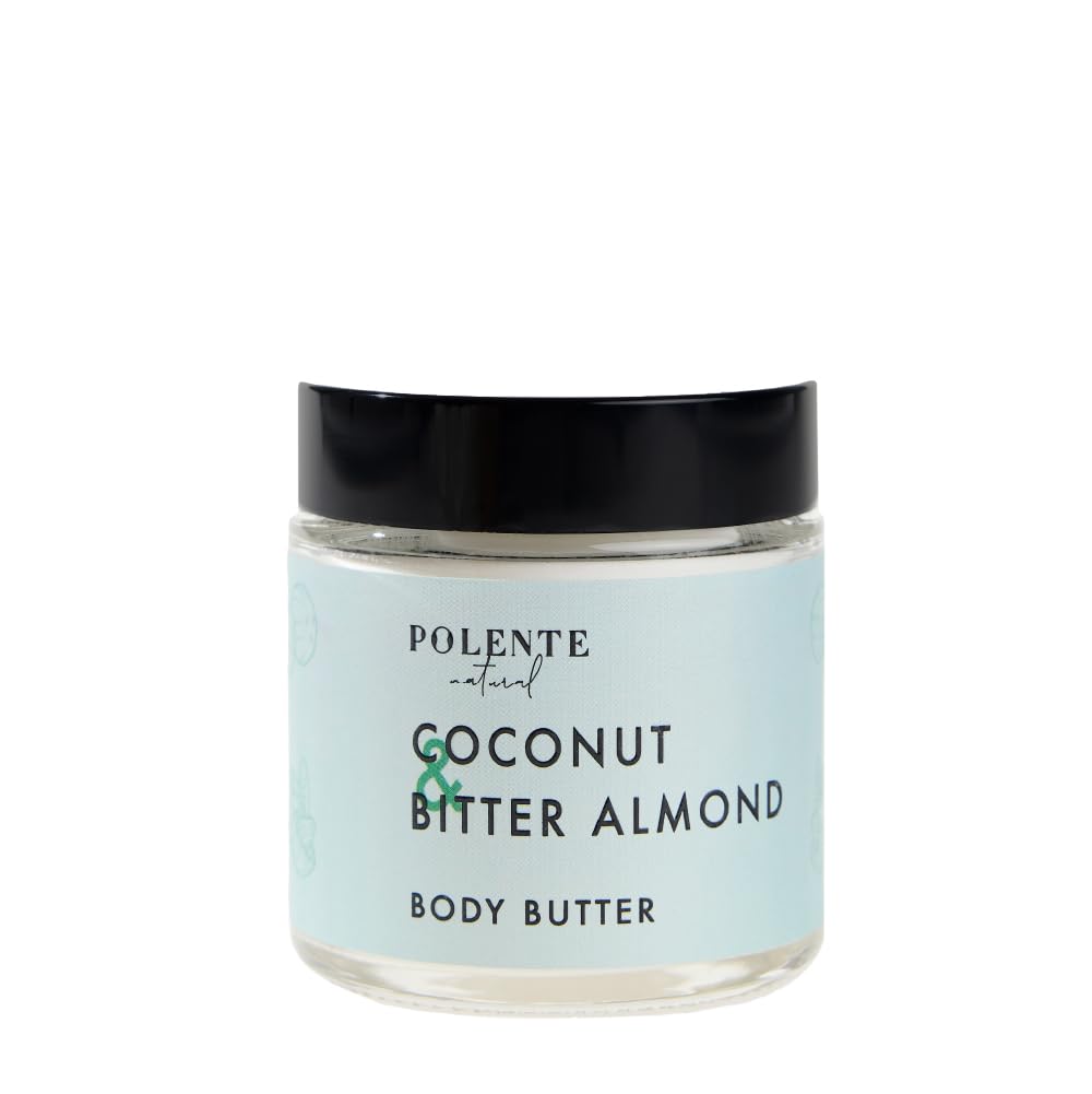 Polente Natural - Hindistan Cevizi & Acı Badem Body Butter/Yoğun Vücut Nemlendiricisi (100 ml)