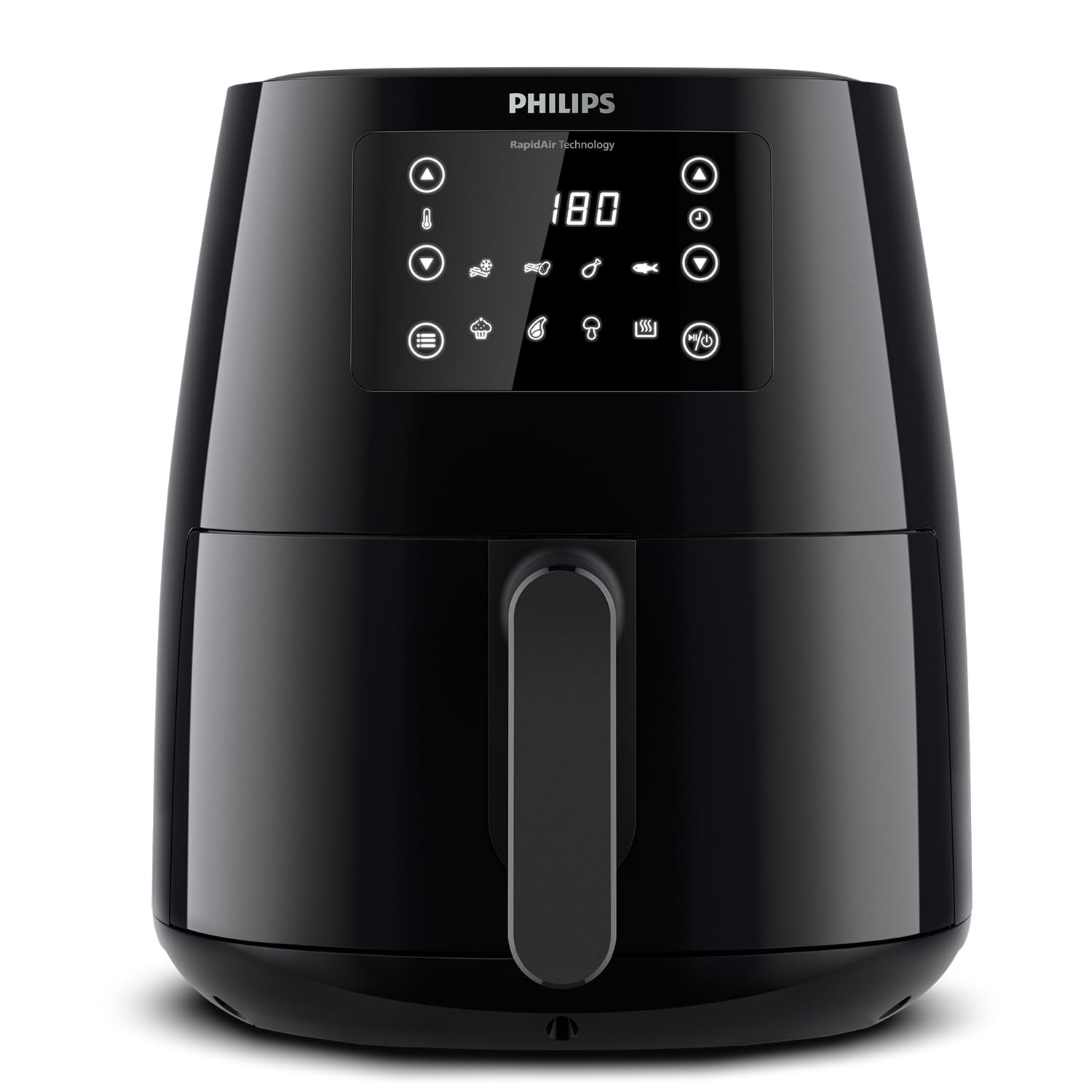 Philips Airfryer Fritöz, 0.8 kg, 4.1 L Kapasite, Siyah