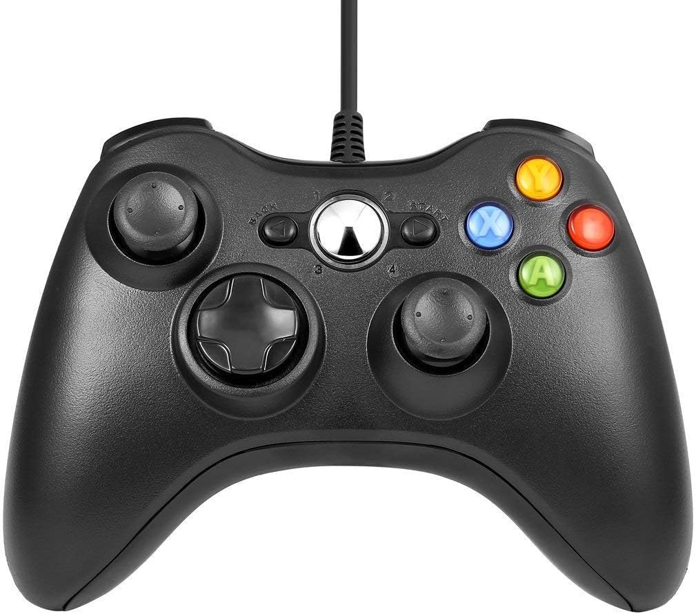 Xbox 360 Controller PC Kablolu Oyun Kolu 2,20m USB Kablolu Bilgisayar Oyun Kolu Gamepad Joystick Controller Bilgisayar Uyumlu