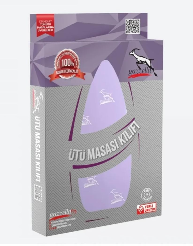 Gazzella Ütü Masası Bezi Kılıfı - Lila