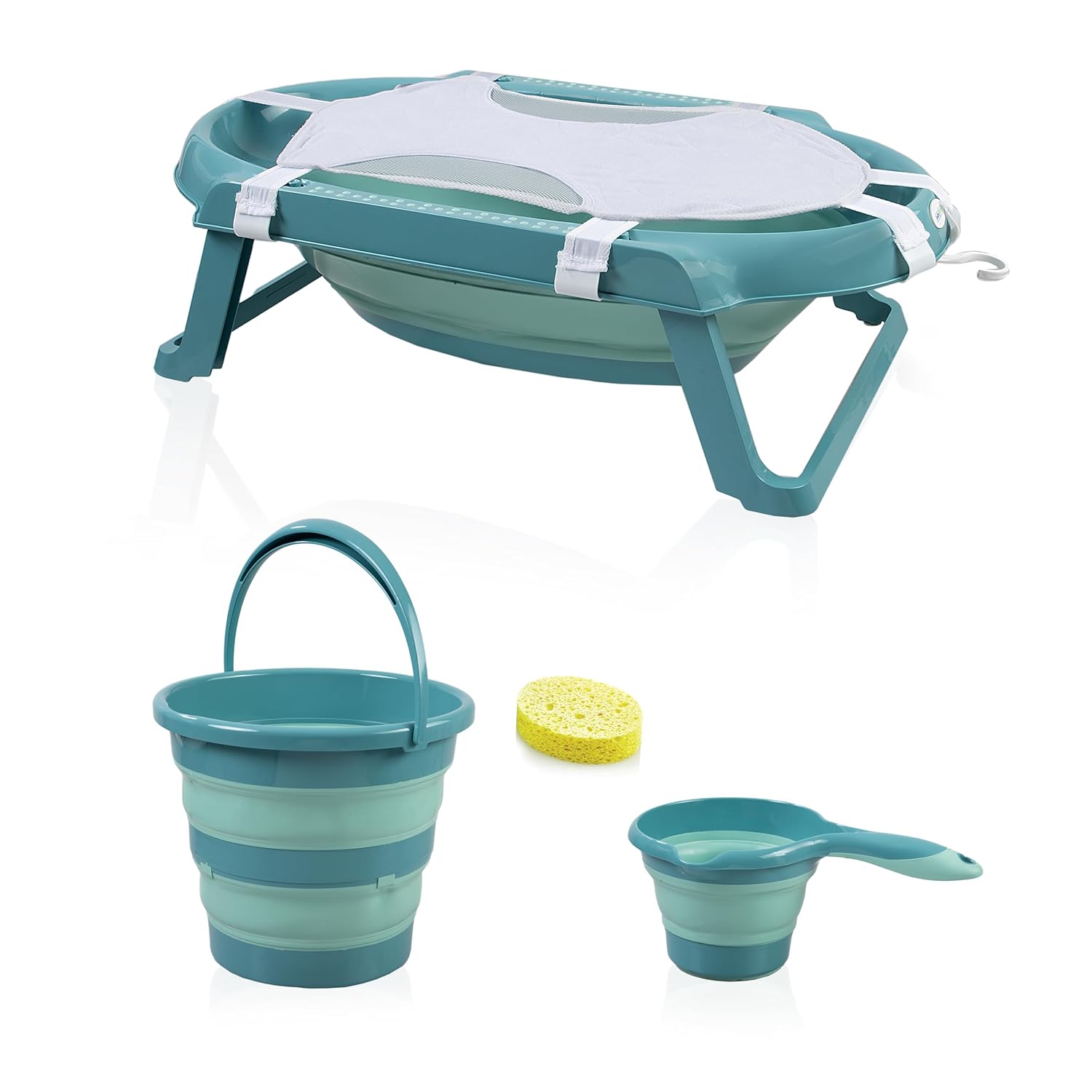 Babyjem Katlanır Banyo Seti Turkuaz
