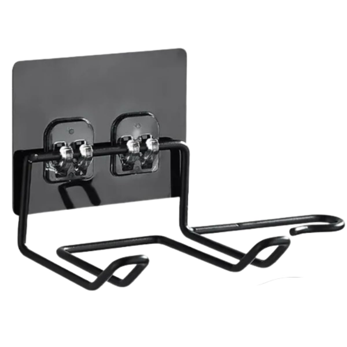 BUFFER® Fön Makine Askısı Siyah Yapışkanlı Fön Makine Tutucu