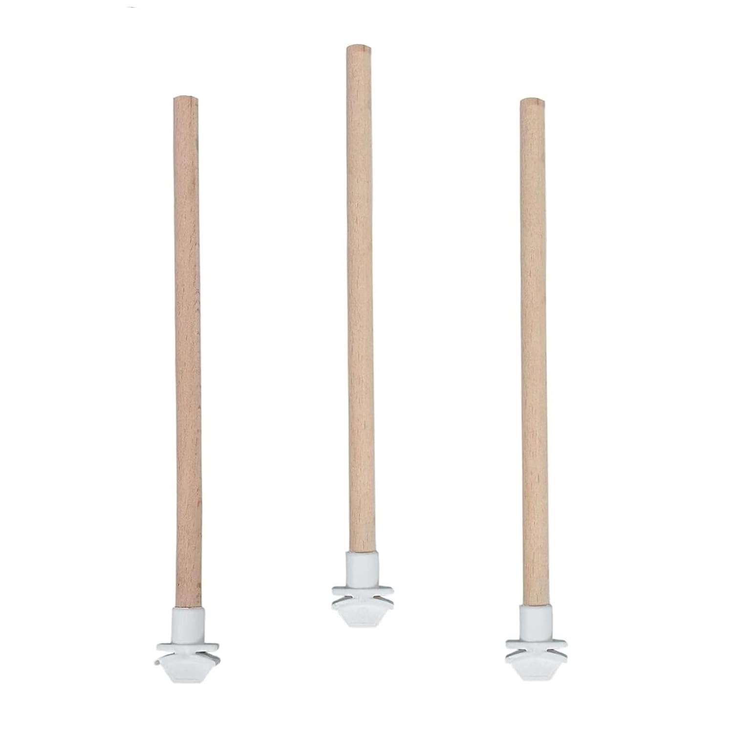 Petistera 3'lü Pürüzsüz Ahşap Kuş Tüneği 40 cm