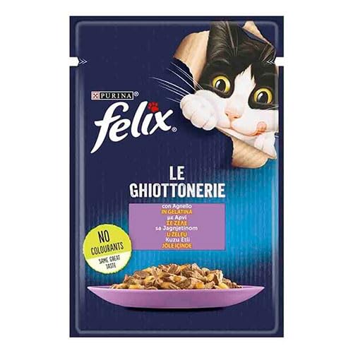 Felix Kuzu Etli Kedi Yaş Maması 85 gr