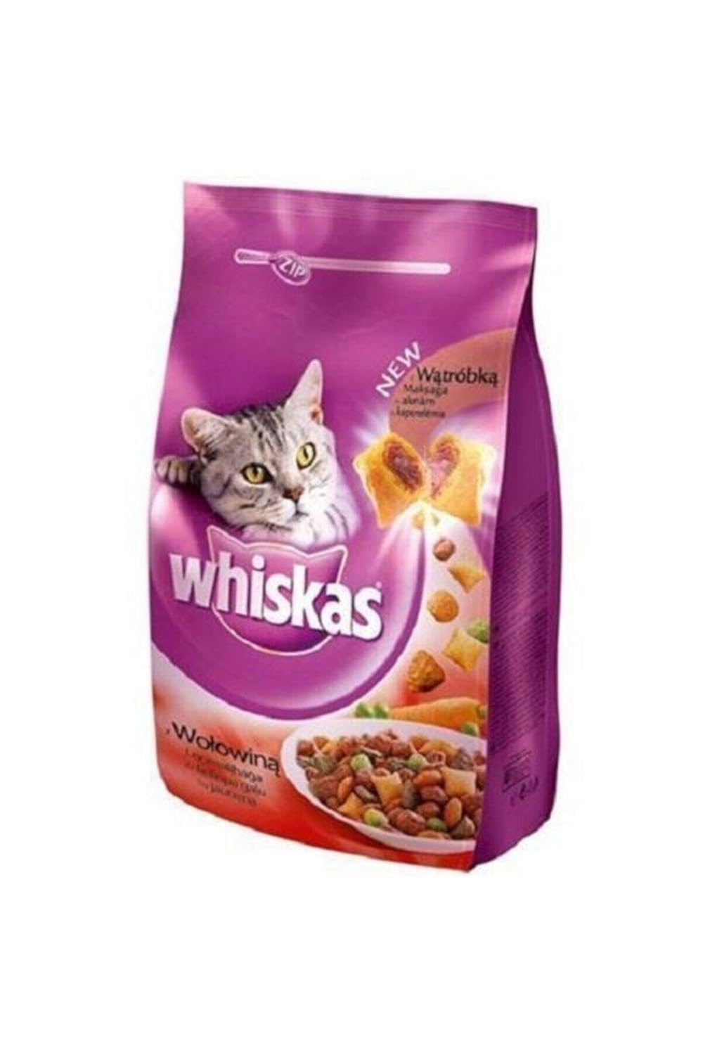 Whiskas Biftekli ve Havuçlu Yetişkin Kedi Maması 1,4 Kg