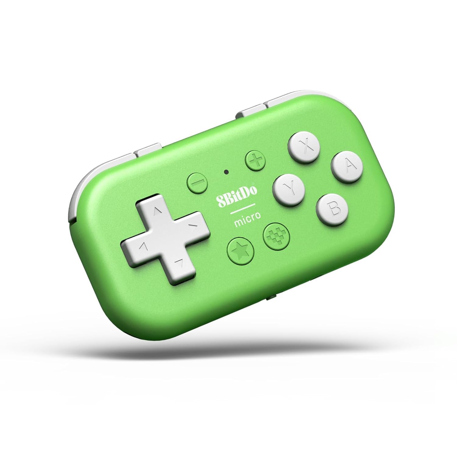 8Bitdo Mikro Bluetooth Gamepad Switch, Android ve Raspberry Pi için Cep Boyutunda Mini Denetleyici, Klavye Modunu Destekler (Yeşil)