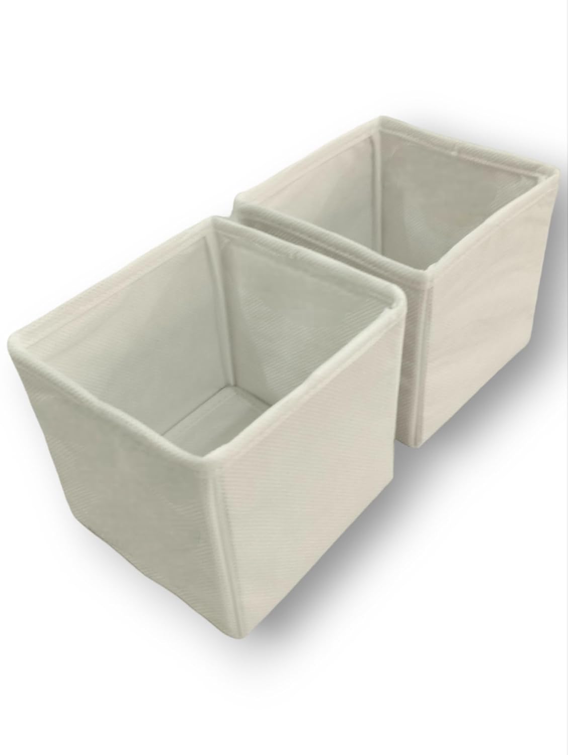 Balkan Room 2'li Beyaz Çekmece İçi Düzenleyici Organizer Set - Çok Amaçlı Dolap İçi Kutu Seti (13 * 13 * 13)