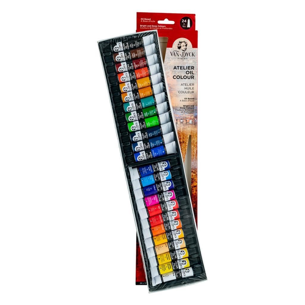 VAN DYCK YAĞLI BOYA 12ml 24 RENK SET