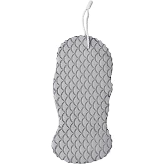 Noksi 3D Banyo Süngeri,Süper Yumuşak Masaj,Duş Süngeri, Cilt Sağlığını Korur, Yetişkinler ve Çocuklar İçin Karışık Renk Mavi,Gri,Pembe,Beyaz (nks122)