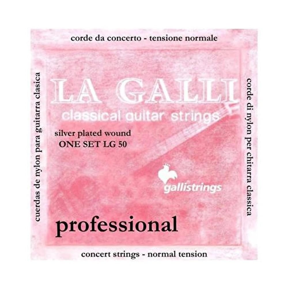 GalliStrings LG 50 La Galli Klasik Gitar Teli gümüş kaplama