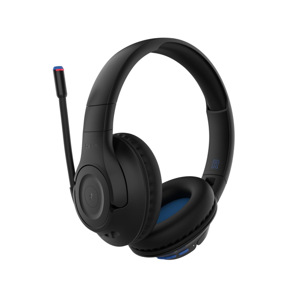 Belkin SoundForm Inspire Kablosuz Kulak Üstü Kulaklık Çocuklar İçin, Çevrimiçi Öğrenme ve Dahili Mikrofonla Seyahat - iPhone, iPad, Galaxy ve Daha Fazlasıyla Uyumlu