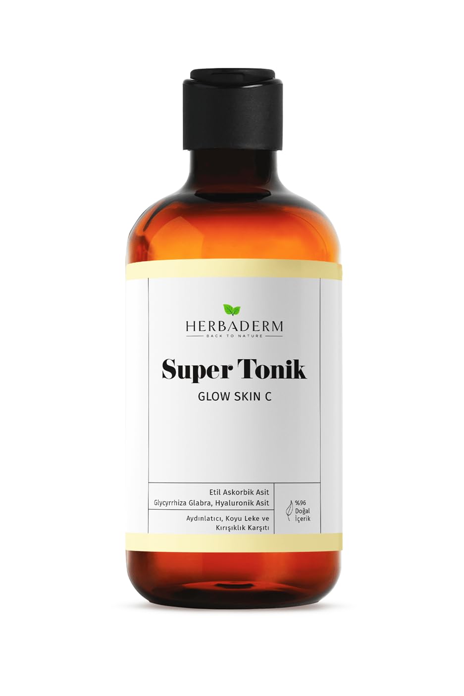 Herbaderm Glow Skin C Aydınlatıcı, Leke Ve Kırışıklık Karşıtı Super Tonik