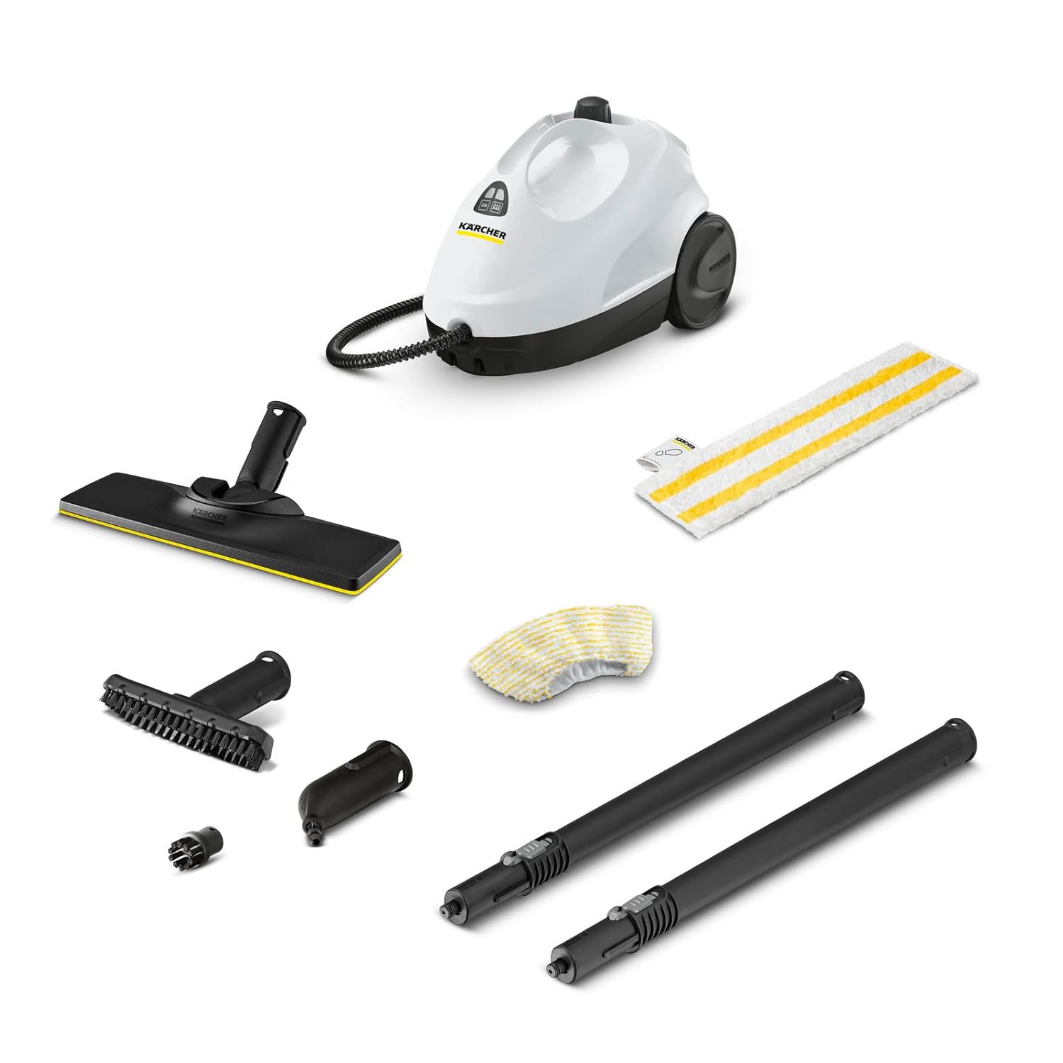 Kärcher Karcher, Sc 2 Easyfix Buharlı Temizlik Makinesi, 3.5 Bar, 75 Metrekare Temizleme Alanı, 1.512-600.0, 3.2 Bar, Beyaz