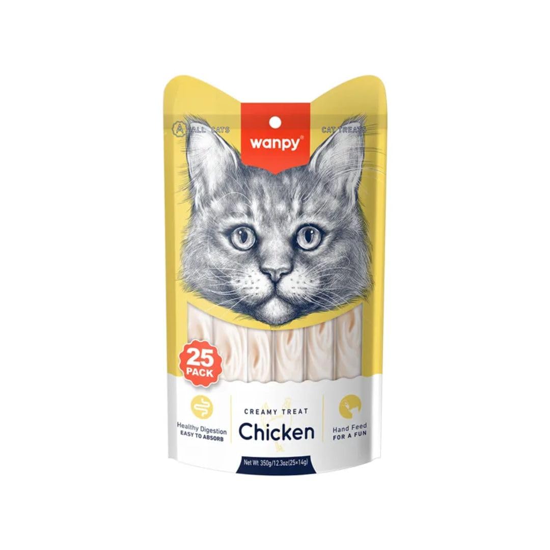 Wanpy Tavuk Krema Kedi Ödülü 25x14 G