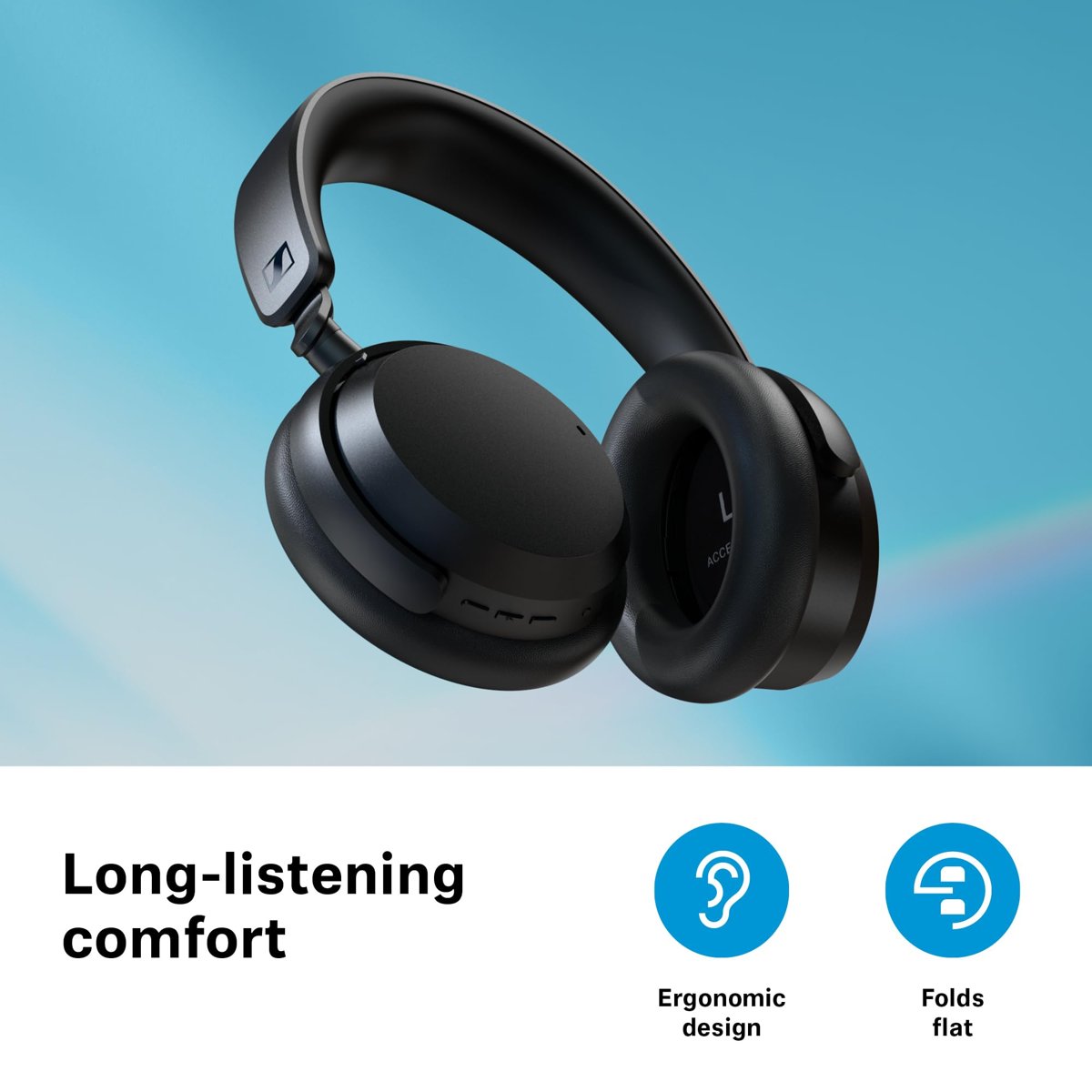 Sennheiser ACCENTUM Wireless Kablosuz Kulak Üstü Kulaklık (Siyah)
