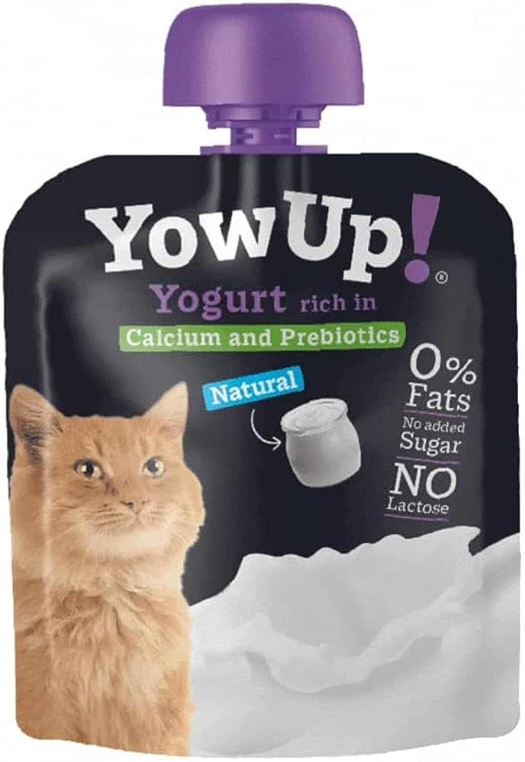 Yowup Kalsiyum ve Prebiotikli Laktozsuz Kedi Yoğurdu 85 gr