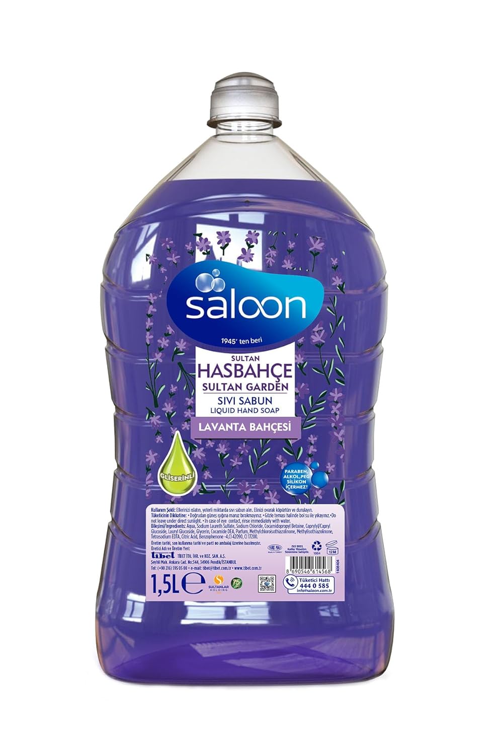 Saloon Sıvı Sabun Has Bahçe 1.5 L