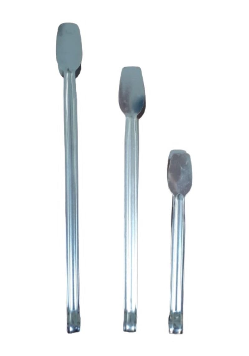 5DM-3 Farklı Boyda Paslanmaz Çelik Şef Mangal Barbekü Maşa Seti Kömür Izgara Maşa Seti - 23/31/36 cm