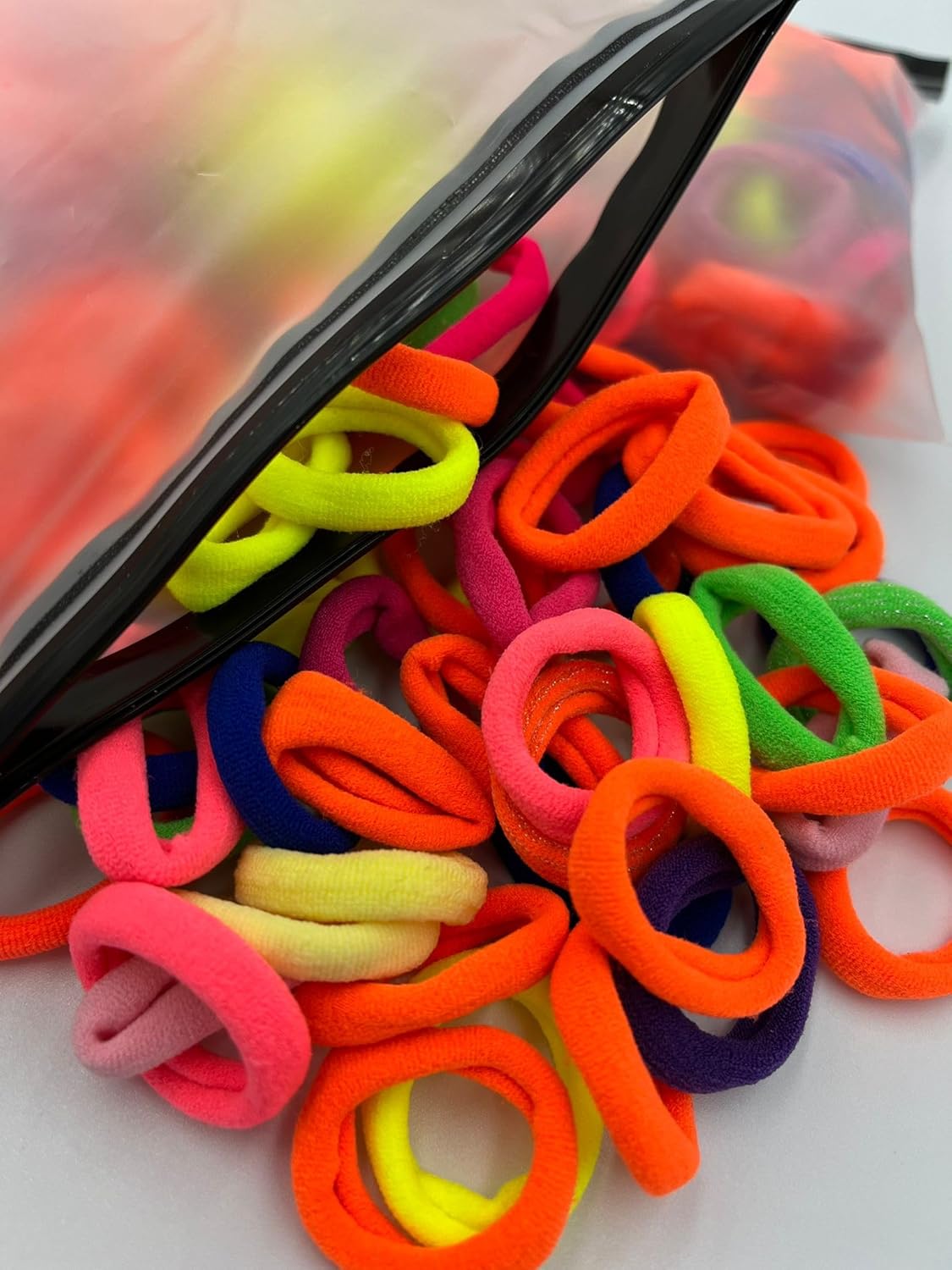 Missim bijuteri Cüzdanlı, Küçük Boy Lastik Toka (Rengarenk)