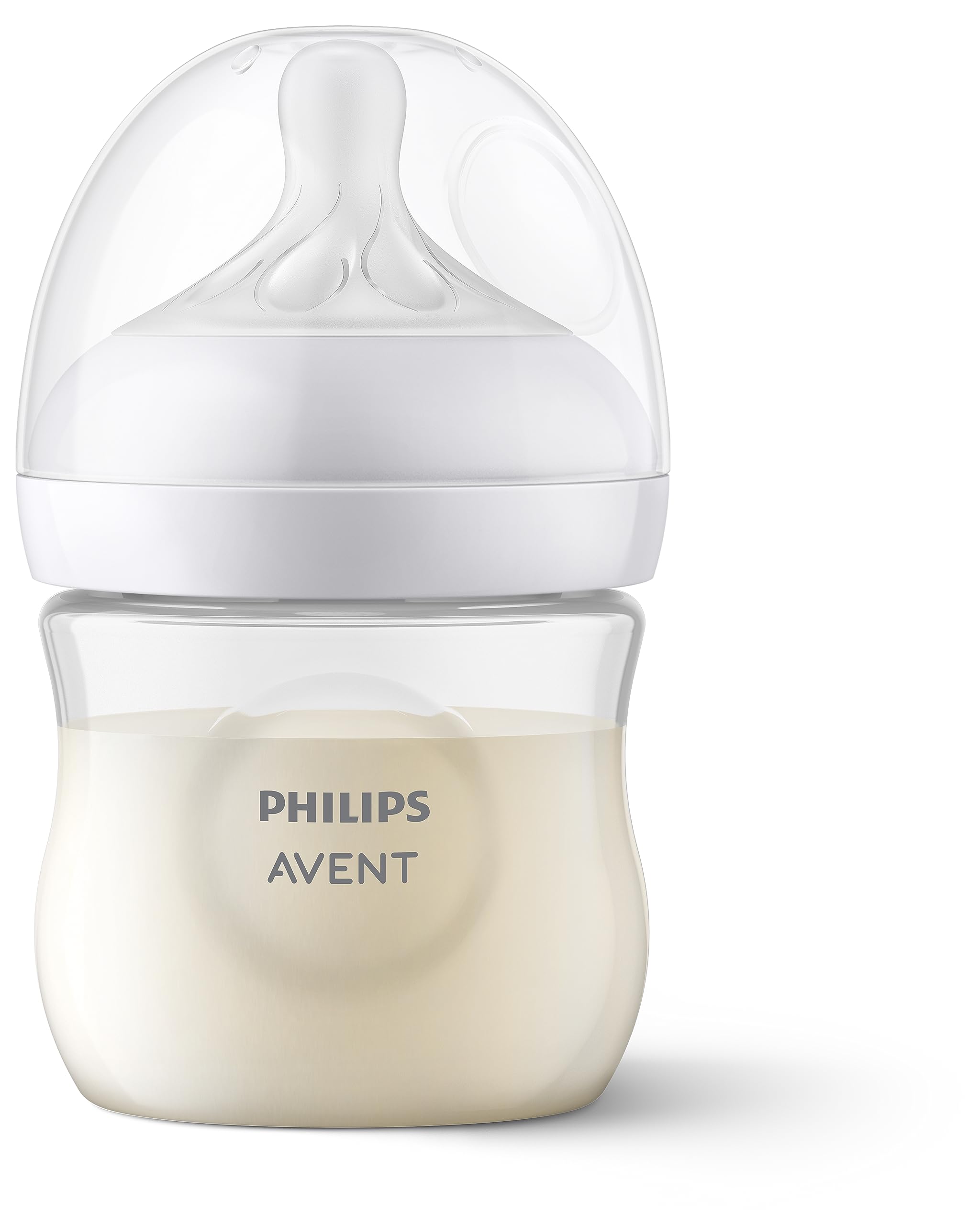 Philips Avent Doğal Tepkili Biberon, 125 ml, 0 Ay+, Akıtmaz Emzik, Kolik ve Gaz Önleyici, BPA İçermez, SCY900/01