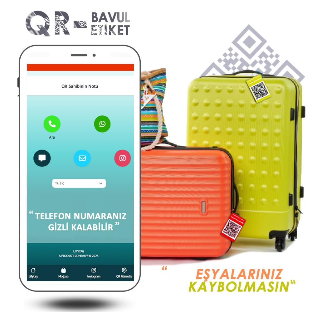 Lifytag Dijital Valiz Etiketi