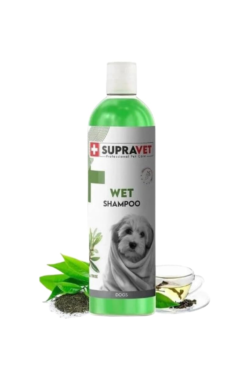 Supravet Dış Parazit Karşıtı, Tüy Dökülme Engelleyici Çay Ağacı Özlü Köpek Şampuanı 200ml