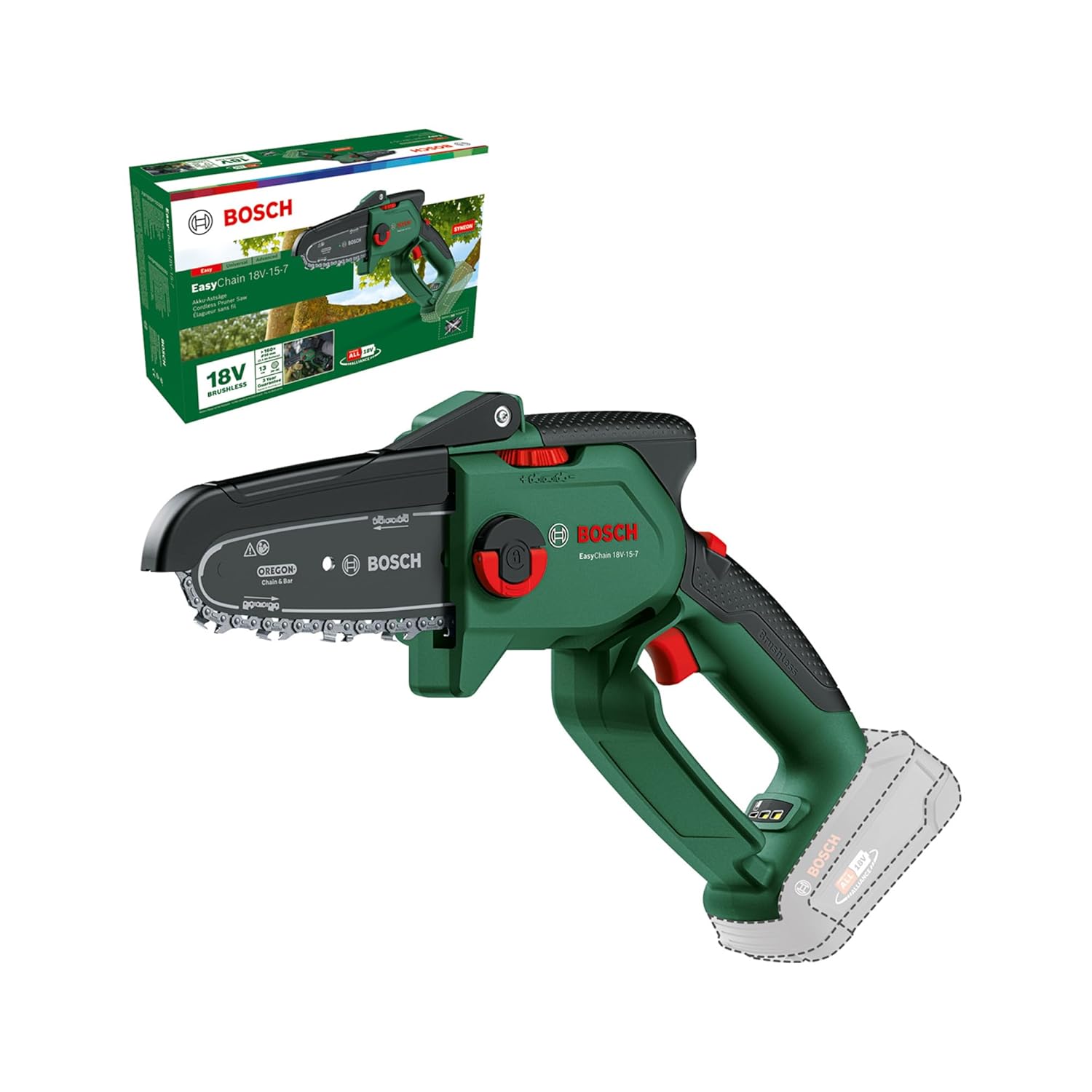 Bosch EasyChain 18V-15-7 Solo (Aküsüz)