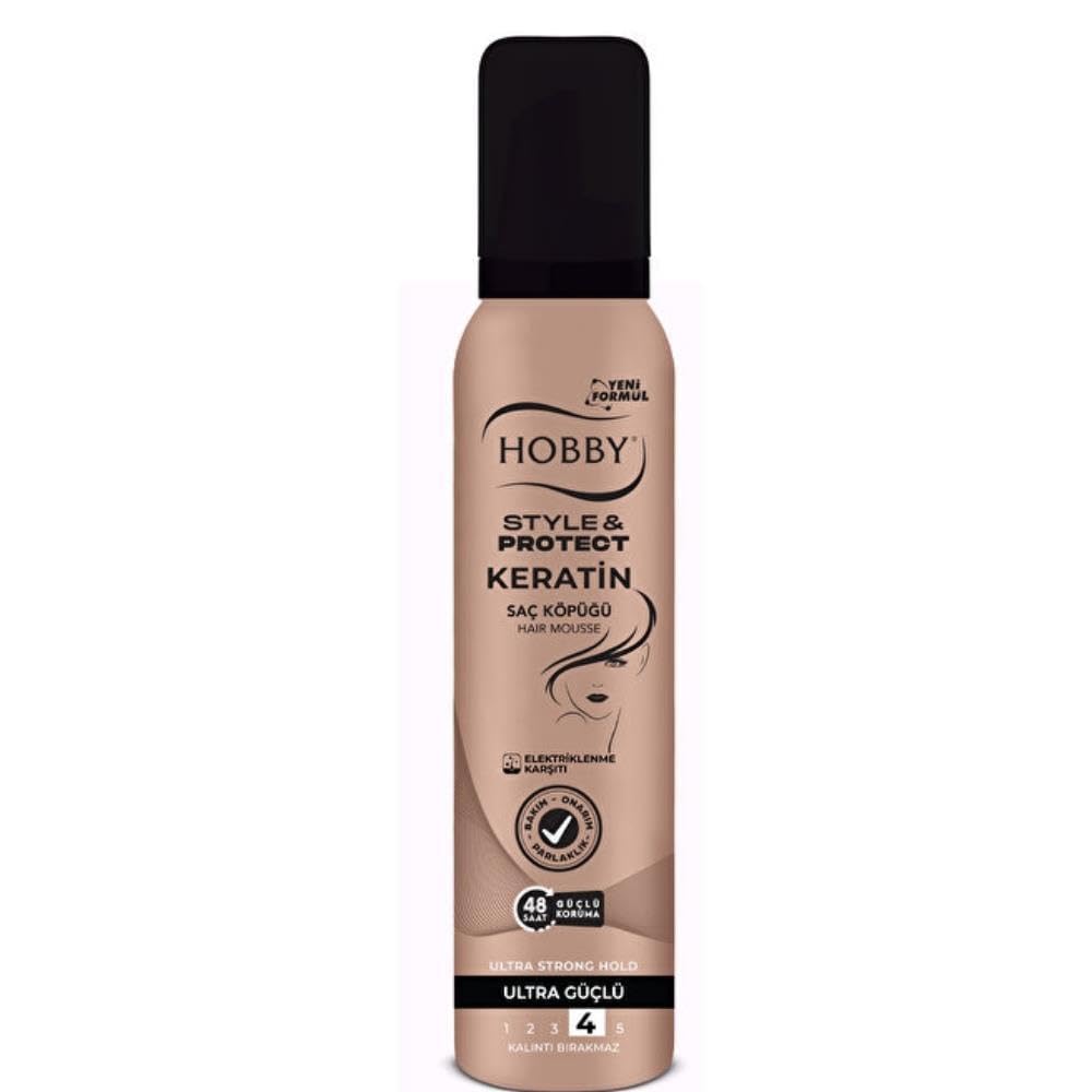Hobby S ve P Keratin Saç Köpüğü 150ml