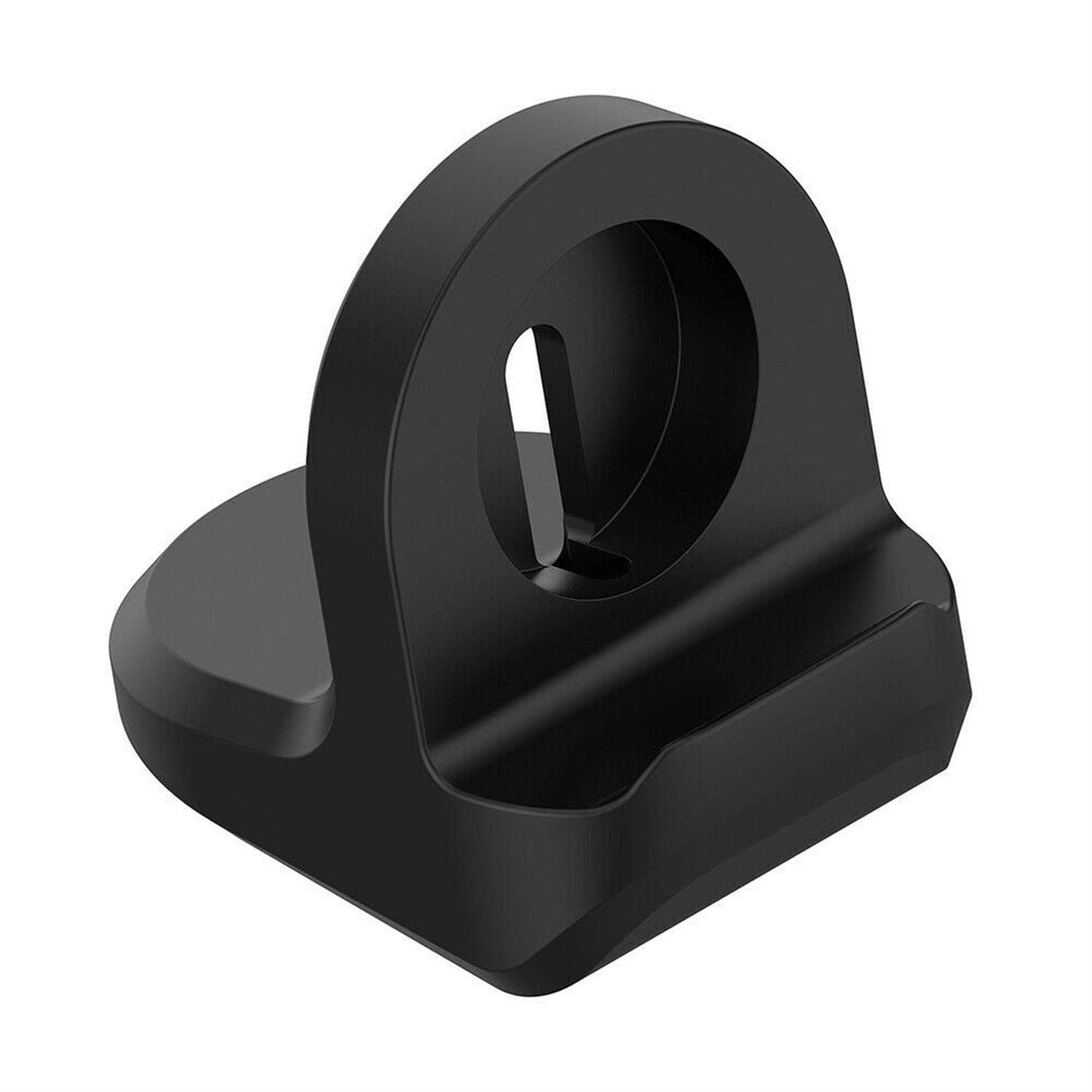 Microsonic Samsung Galaxy Watch 6 Classic 43mm Şarj Stand Yuvası [Galaxy Watch 6 Classic 43mm ile Uyumlu Kordon - Siyah]