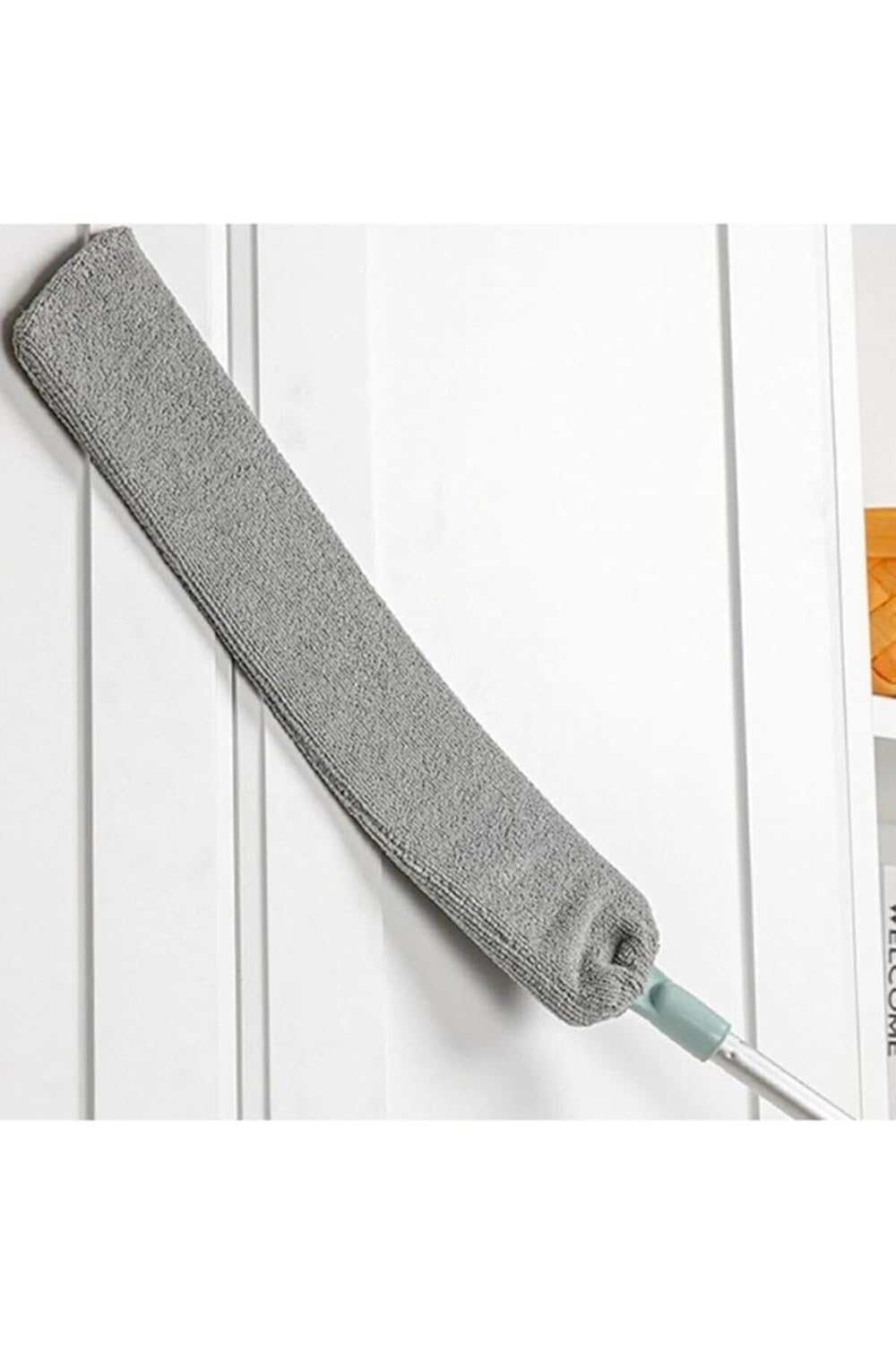 5DM-Saplı Mikrofiber Başlıklı Girintili Yüzey Temizleme Mopu Toz Alma Fırçası