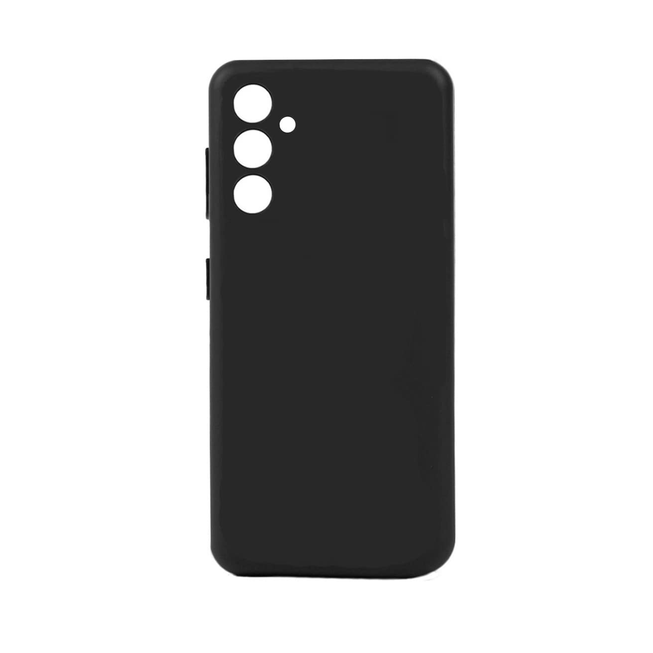 Coverzone Samsung Galaxy A24 İle Uyumlu Z-Biye Tron Silikon Kılıf Tam Koruma Arka Kapak Siyah Renk