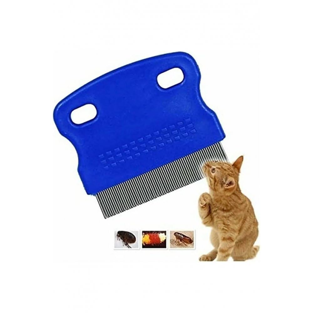 A1 Kedi Köpek Bit ve Pire Tarağı, Evcil Hayvan Pratik Bit ve Pire Toplayıcı Tarak