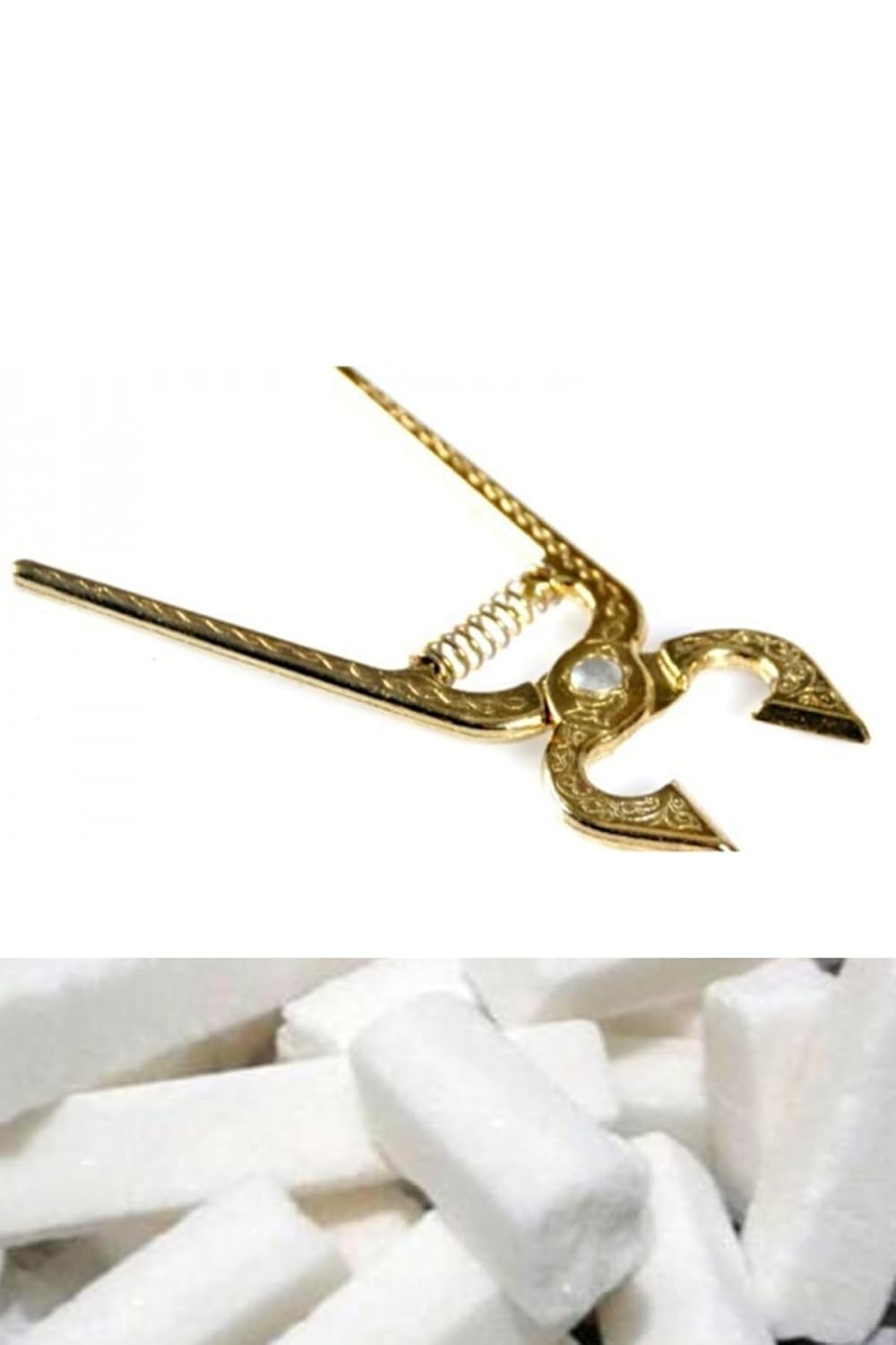 QNİAY Pratik Küp Şeker Kırma Kıtlama Şeker Kesme Bölme Kırıcı (Gold) Aparatı Küp Şeker Kırma Aparatı