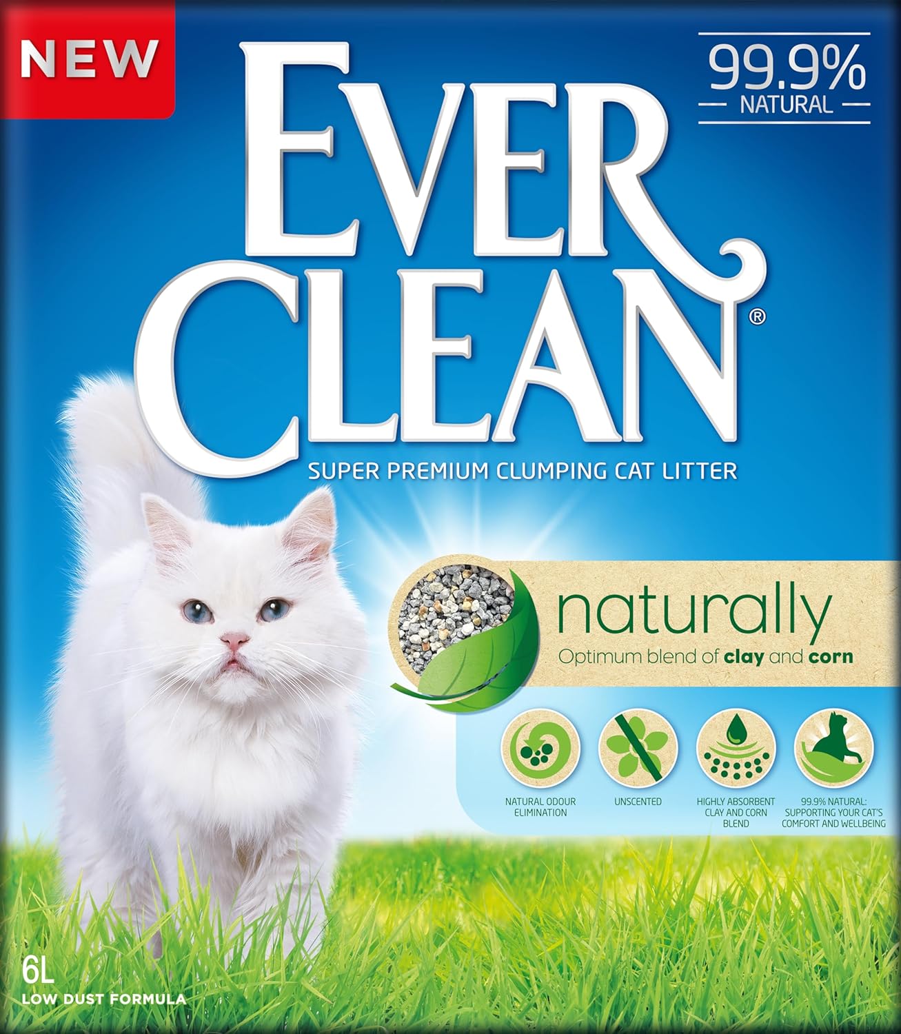 Ever Clean Naturally Kedi Kumu, 6L