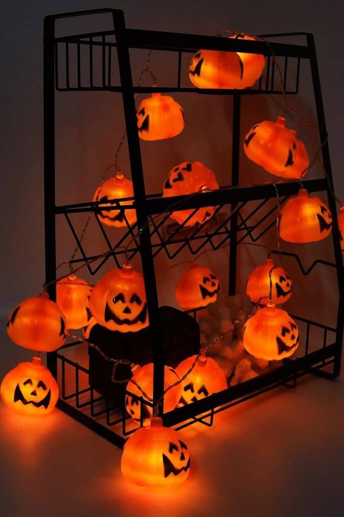 Beysüs Cadılar Bayramı Halloween Pilli Balkabağı Led 12 li
