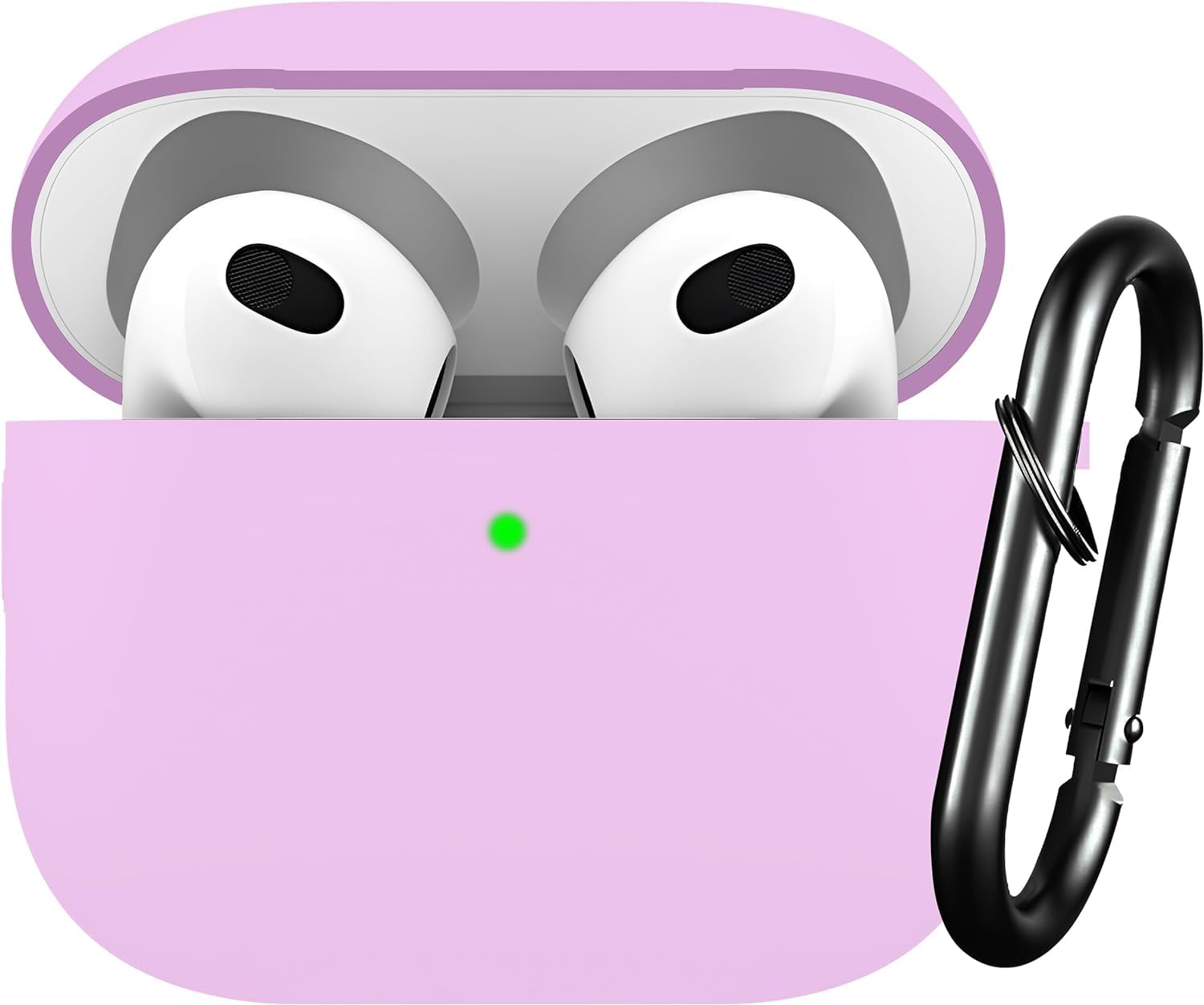 Babilden Airpods 3 Lansman Silikon Kılıf (Lila)