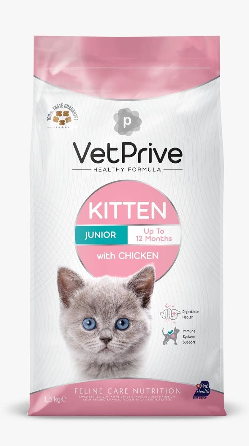 8688 Vet Prive Cat Kitten With Chicken 1,5 Kg