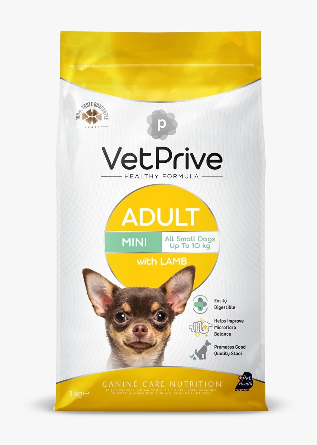 Vetprive Dog Adult Mini With Lamb 3 Kg