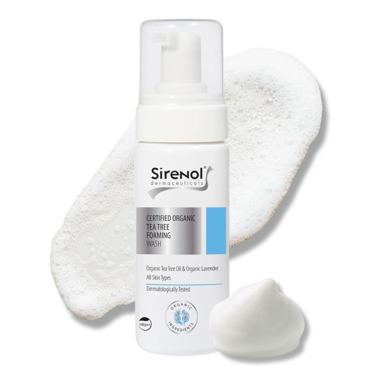 Sirenol Organik Sertifikalı Çay Ağacı Temizleme Köpüğü